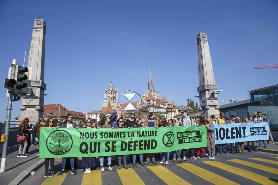 Extinction Rebellion lausanne