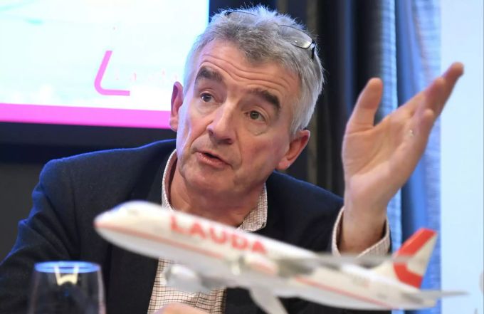 RyanAir-Chef kündigte vor Kurzem an, dass Lauda in fünf Jahren AUA überholen wird. michael o'leary
