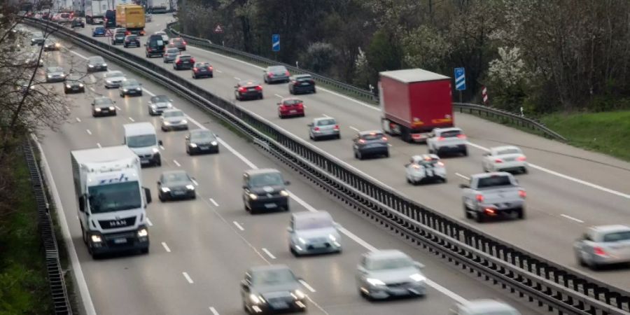 Autobahnverkehr in Baden-Württemberg