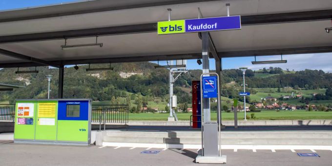 Der Bahnhof in Kaufdorf. Der Bahnhof in Kaufdorf.