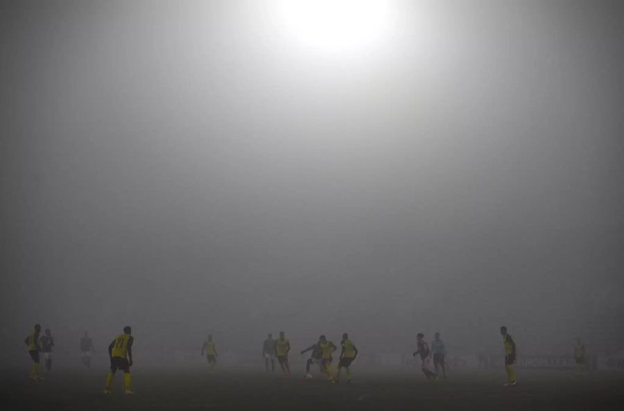 Nach einer halben Stunde setzt stockdicker Nebel ein.