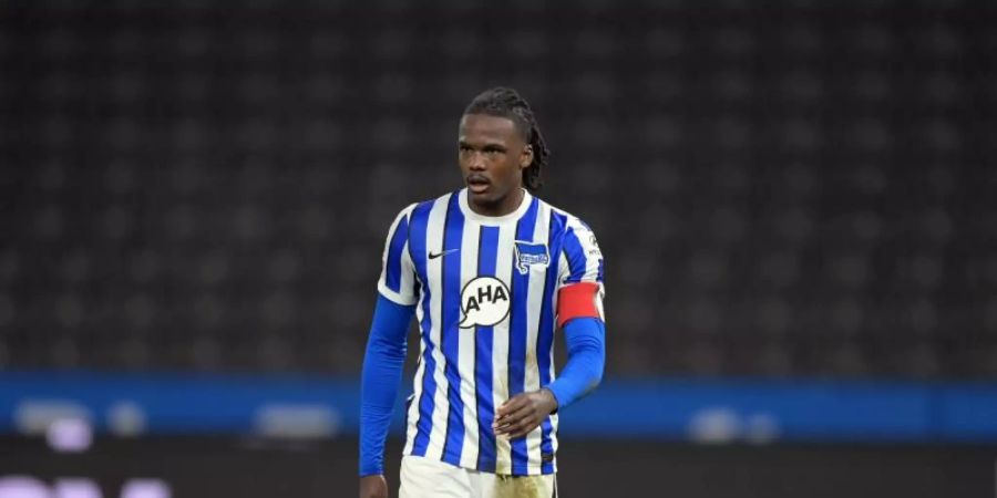 Fällt für Hertha BSC aus: Dedryck Boyata. Foto: Soeren Stache/dpa-Zentralbild/ZB
