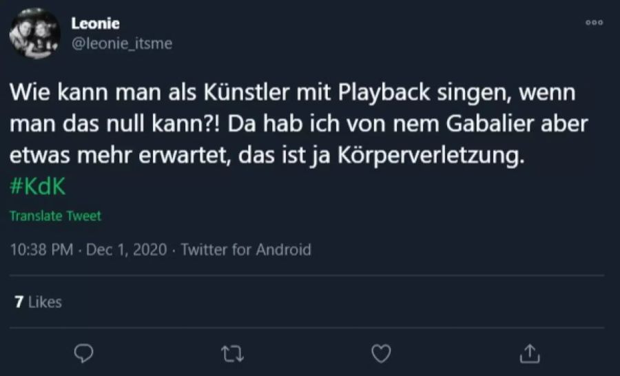 «Das ist ja Körperverletzung», nervt sich eine andere Userin.