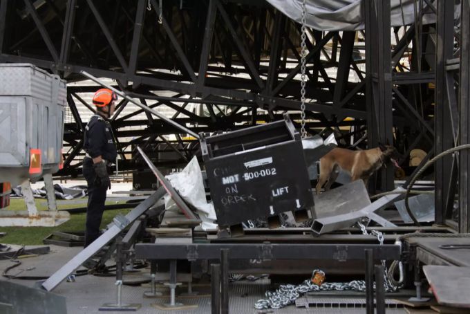 Bei dem Unfall starben zwei Arbeiter. madonna