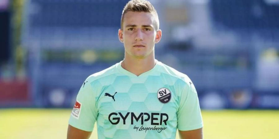 Der SV Sandhausen hat seinen Torhüter Martin Fraisl mit sofortiger Wirkung freigestellt. Foto: Uwe Anspach/dpa/Archivbild