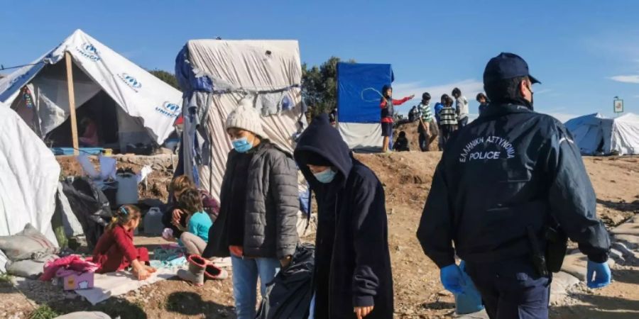 Flüchtlingslager Kara Tepe auf Lesbos