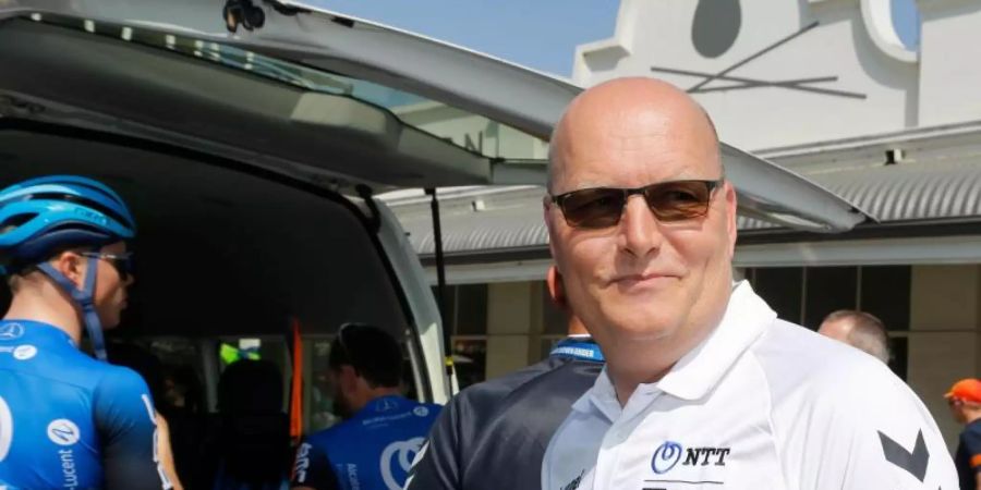 Tritt von seinem Posten als Teammanager bei NTT zurück: Bjarne Riis. Foto: Yuzuru Sunada/BELGA/dpa