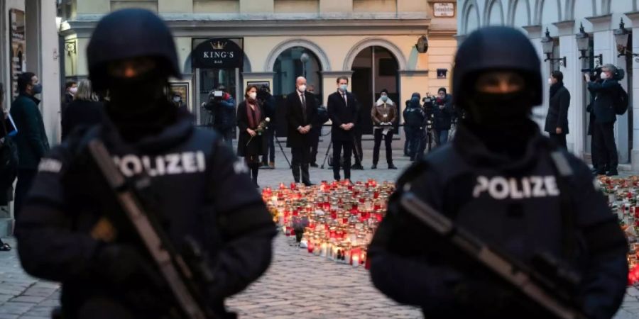 Gedenkort für Opfer des Anschlags von Wien