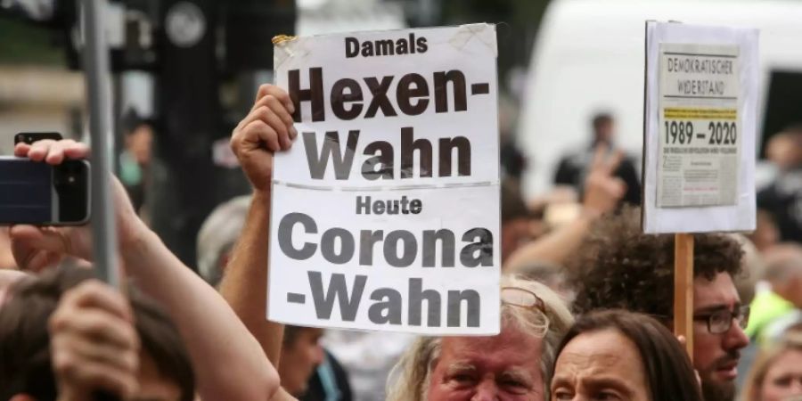 Protest gegen Corona-Massnahmen in Berlin