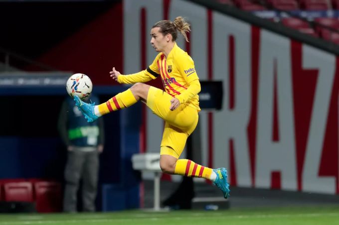 Antoine Griezmann im Einsatz für den FC Barcelona. Antoine Griezmann FC Barcelona