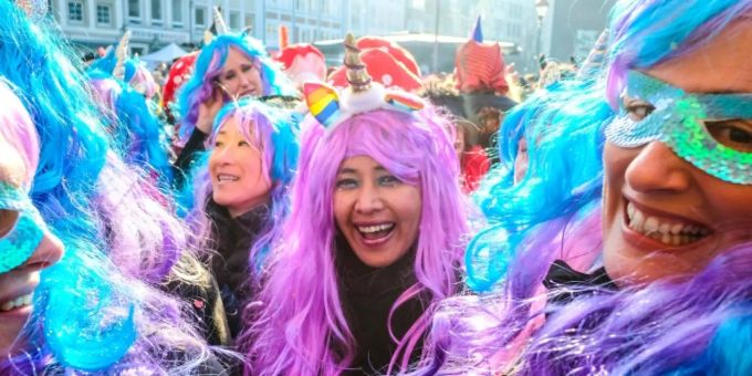 Strassenkarneval 2018 in Düsseldorf Strassenkarneval 2018 in Düsseldorf