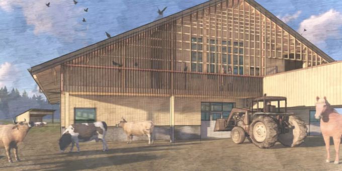 Im Zentrum steht der Grosswijer-Hof, in welchem unter anderem Schweine, Rinder, Esel und Ziegen einziehen werden.
