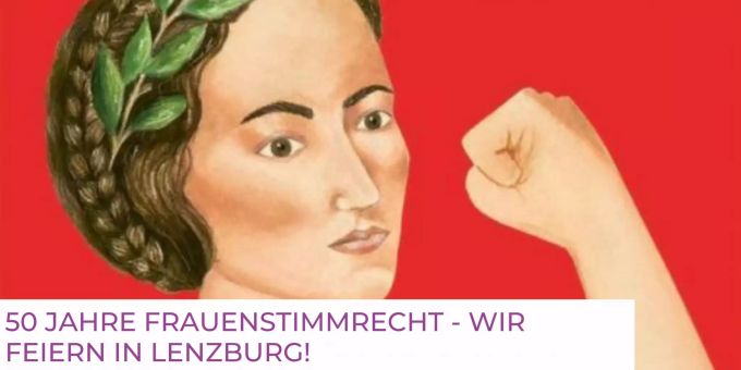 50 Jahre Frauenstimmrecht – Sternenmarsch in Lenzburg.