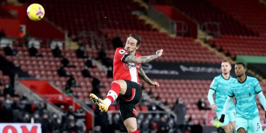 Danny Ings (M) schoss Southampton gegen den FC Liverpool früh zum Sieg. Foto: Naomi Baker/PA Wire/dpa