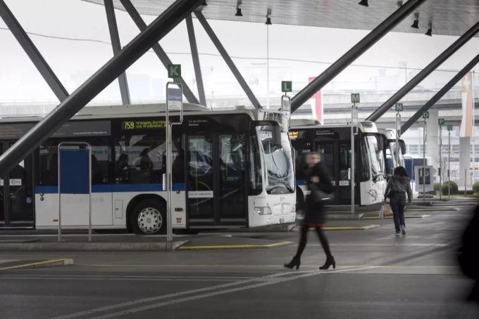 Die Busse der VBG Verkehrsbetriebe Glattal AG.