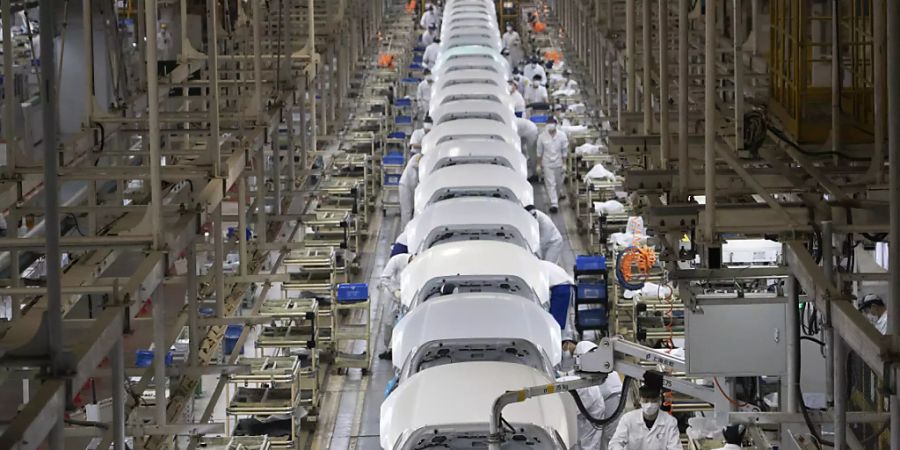 Eine Honda-Fabrik in Wuhan, China (Archivbild).