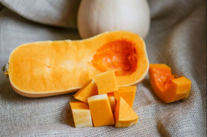 Kürbisse: Der Butternut Kürbis. Kürbisse