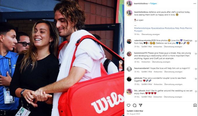 Stefanos Tsitsipas und Paula Badosa waren kurzzeitig getrennt – an den French Open verkündet der Grieche das Liebes-Comeback. Stefanos Tsitsipas