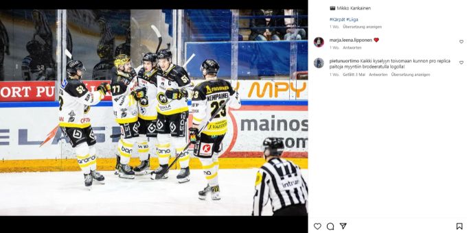 Das finnische Team Kärpät Oulu nimmt erstmals am Traditionsturnier des HC Davos teil. Kärpät Oulu HC Davos