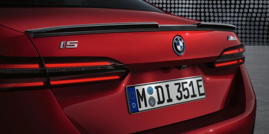 BMW I5 M60 Heckansicht