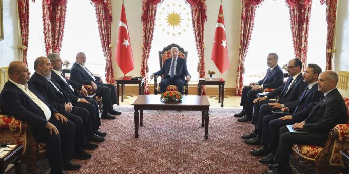 Mahnung zu Einheit - Erdogan empfängt Hamas-Auslandschef in Istanbul