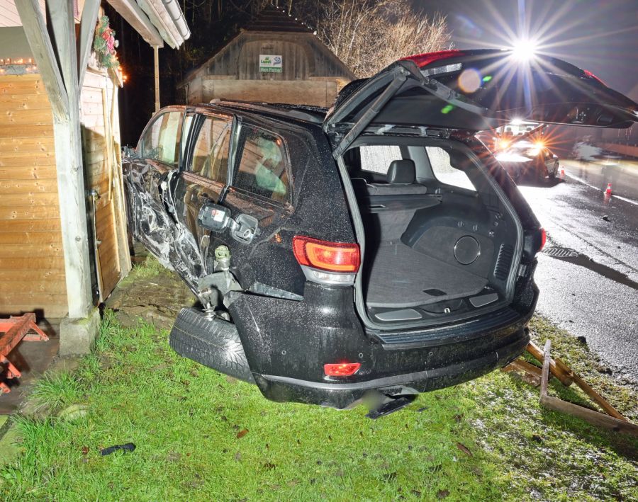 Beim Unfall entstand ein Sachschaden.