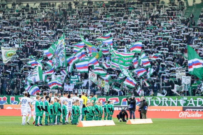 Die Ultras von Rapid Wien gelten als besonders gewaltbereit. Rapid Wien Fans