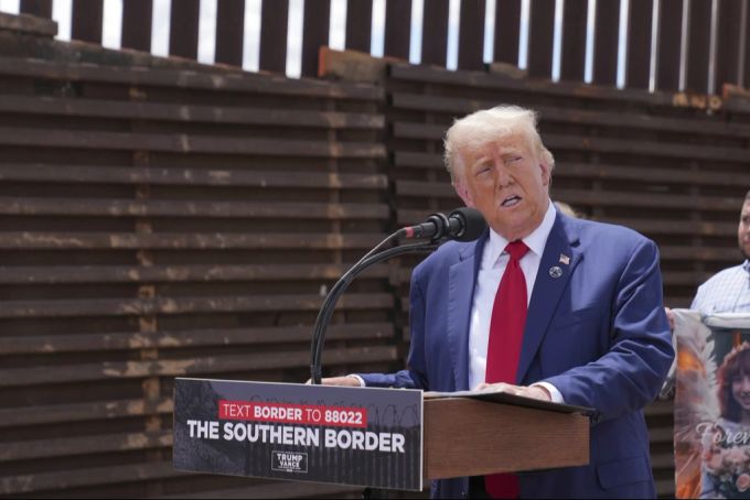Donald Trump hat Zölle von 25 Prozent für Güter von Mexiko angekündigt. donald trump