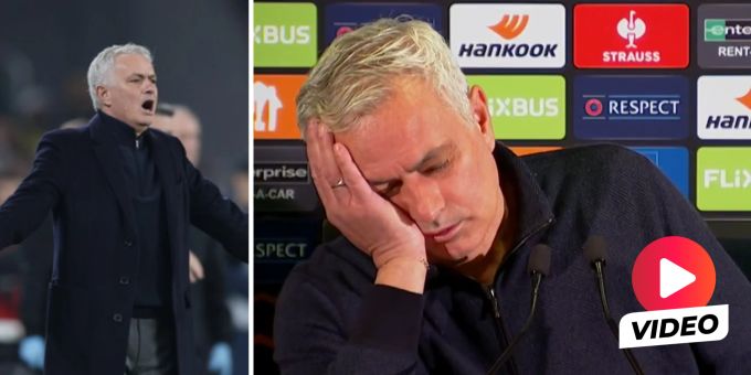 Lange Frage - Und plötzlich schläft Mourinho bei Pressekonferenz ein