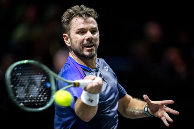 Gegen Timofei Skatow setzt sich Stan Wawrinka nach über drei Stunden durch. wawrinka