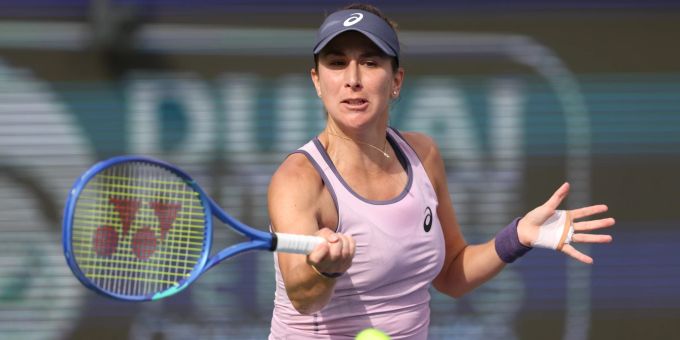 Belinda Bencic ist in Dubai im Sechzehntelfinal ausgeschieden. Belinda Bencic