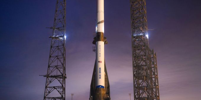 Die Rakete «New Glenn» ist rund 100 Meter hoch. New Glenn