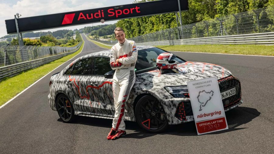 2024 Audi RS3 mit Frank Stippler, Rundenrekord Nürburgring