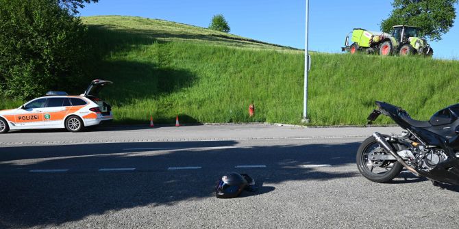 Unfall in Wittenbach