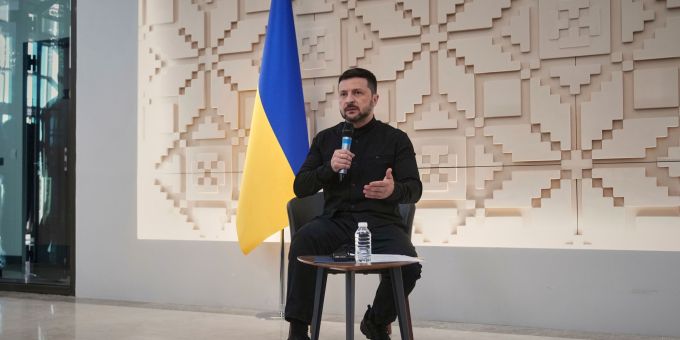 Der ukrainische Präsident Wolodymyr Selenskyj gibt sich vorsichtig. Ukraine-Krieg