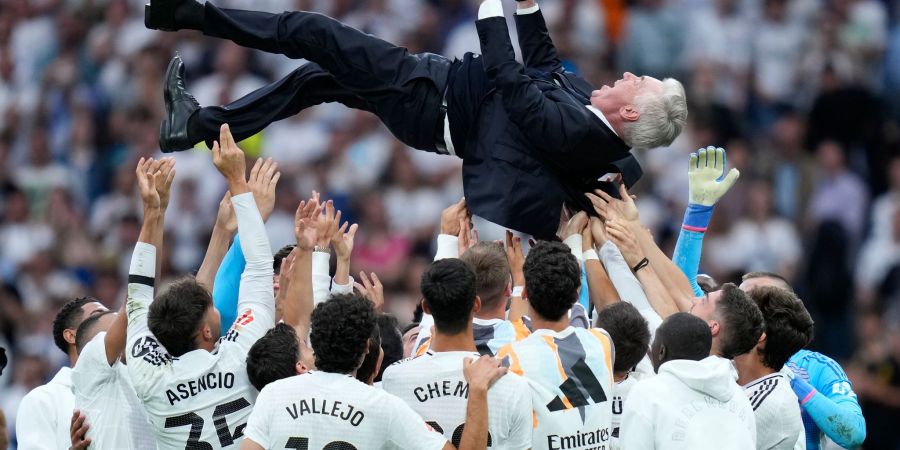 In Madrid wurde Ancelotti trotz einer wenig erfolgreichen Saison herzlich verabschiedet. (Archivfoto)