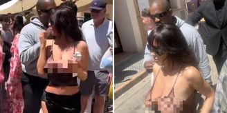 «Entsetzt» - Kanye-Gattin sorgt mit Nackt-Outfit auf Mallorca für Ärger «Entsetzt» - Kanye-Gattin sorgt mit Nackt-Outfit auf Mallorca für Ärger