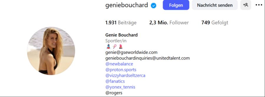 Genie Bouchard