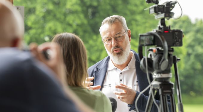Renndirektor Olivier Senn von der Tour de Suisse anlässlich einer Medienkonferenz. Tour de SUisse