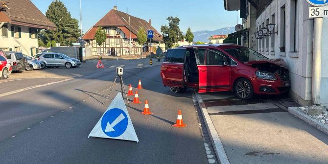Flucht Selbstunfall