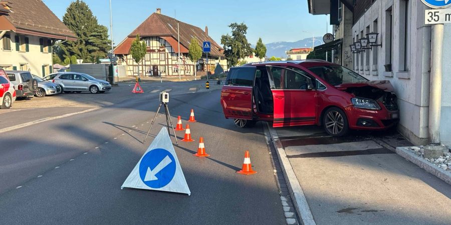 Flucht Selbstunfall