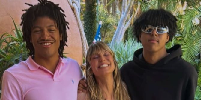 Heidi Klum und Söhne