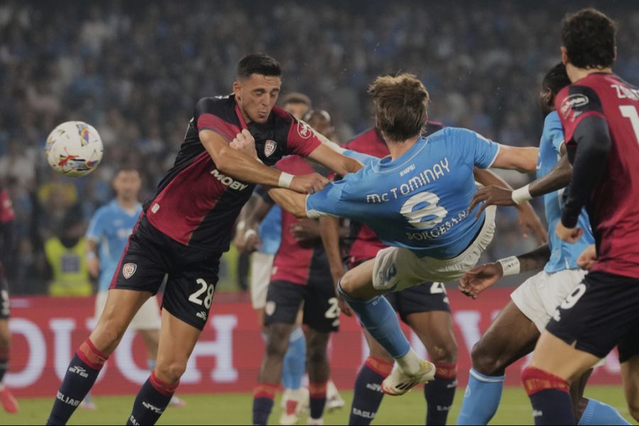 Lukaku und McTominay erzielten die Tore im Entscheidungsspiel gegen Cagliari im Fernduell gegen Inter Mailand