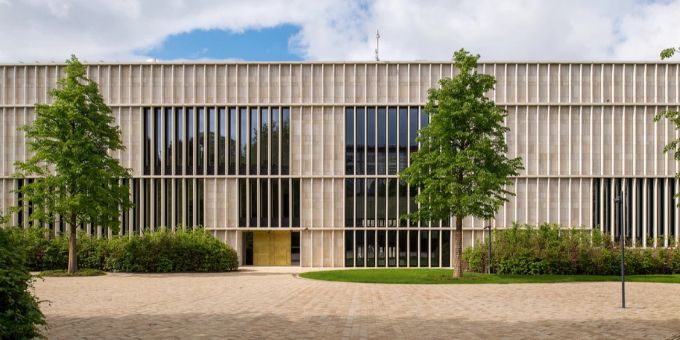 Das Chipperfield-Gebäude wurde im Herbst 2021 eröffnet. Aussenansicht Erweiterungsbau Kunsthaus Zürich