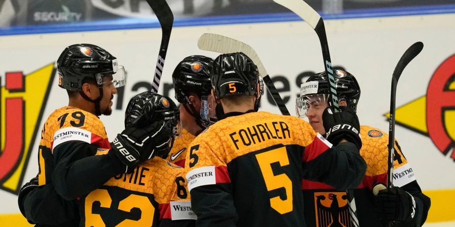 Die deutsche Eishockey-Nationalmannschaft trifft am Dienstag auf Frankreich.