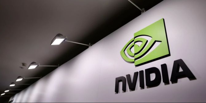 Nvidia Schriftzug Wand Lichter