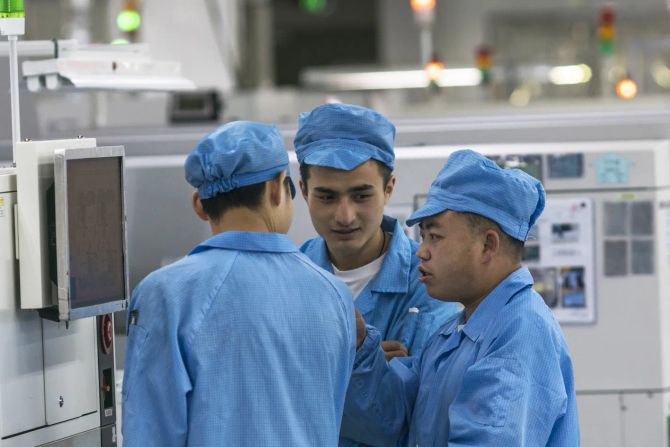 Industriemitarbeiter China
