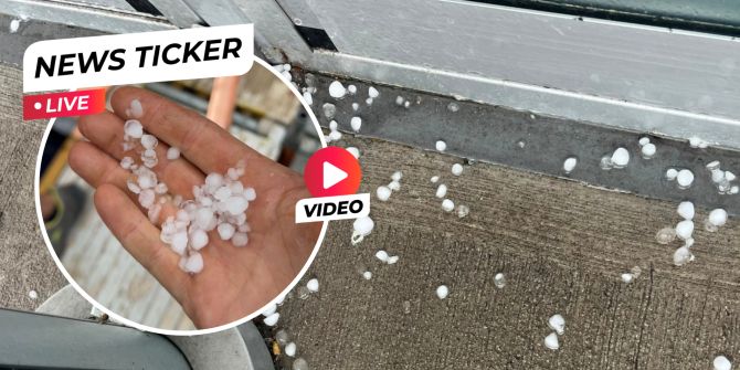 Gewitter Hagel Bern Ticker