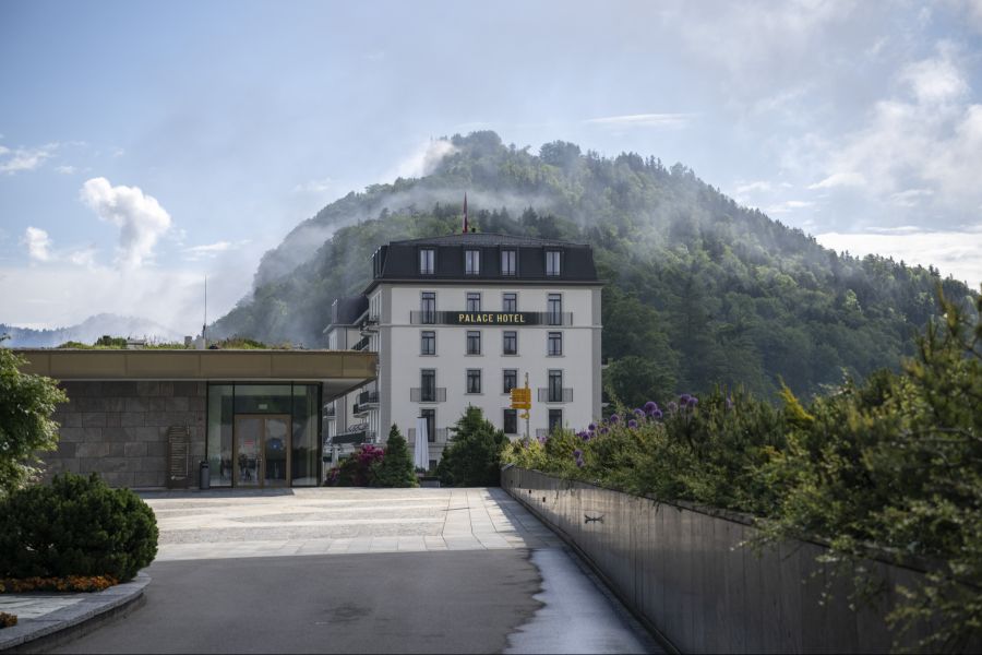 Im noblen Bürgenstock Resort mussten Gäste der Delegation Platz machen und auf andere Hotels ausweichen.