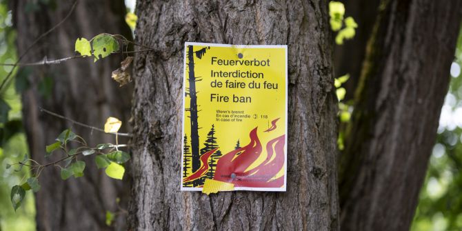 Waldbrandgefahr Feuerverbot